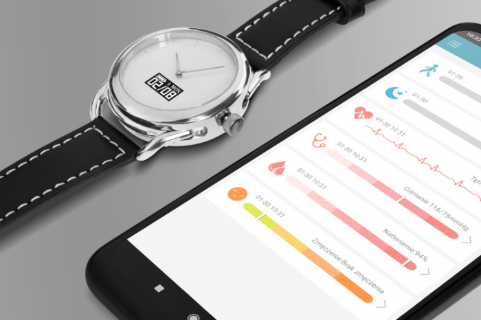 Smartwatch Hibrid Argintiu KRUGER&MATZ [4]