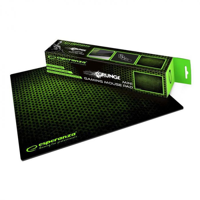 MOUSE PAD GAMING GREEN 25X20 [3]