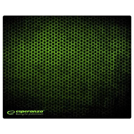 MOUSE PAD GAMING GREEN 30X24 [1]