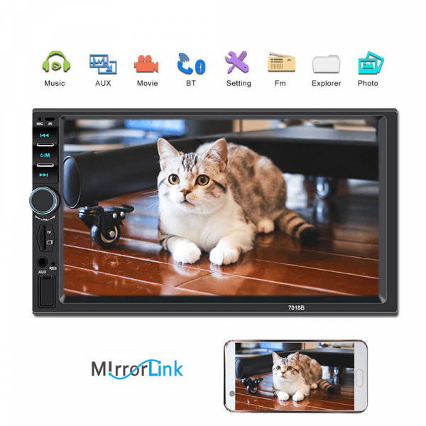 Mp5 Player casetofon auto MirrorLink Bluetooth 7inch 7018B [3]