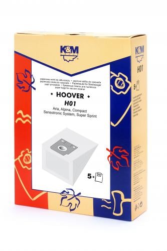 Sac aspirator Hoover H7, hartie, 5X saci, K&M [1]