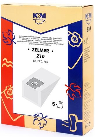 Sac aspirator Zelmer 321, hartie, 5 X saci, K&M [1]