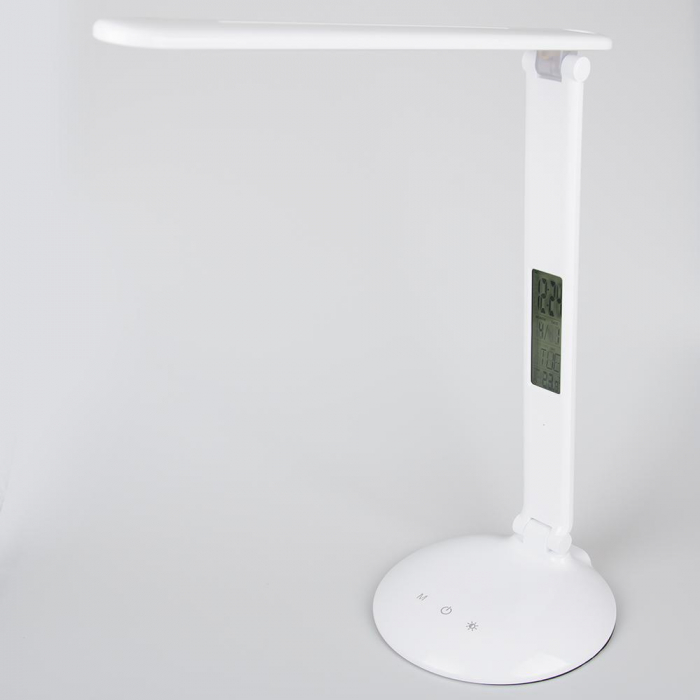 Lampa birou multifunctionala LED, 6W, touch,termometru,calendar alarma [5]