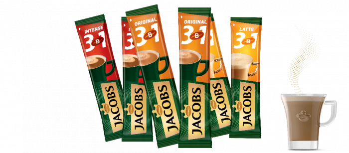 JACOBS 3in1 Caramel Taste Mix Cafea Instant Plic 10buc [2]