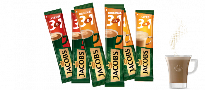 JACOBS 3in1 Caramel Taste Mix Cafea Instant Plic 10buc [3]