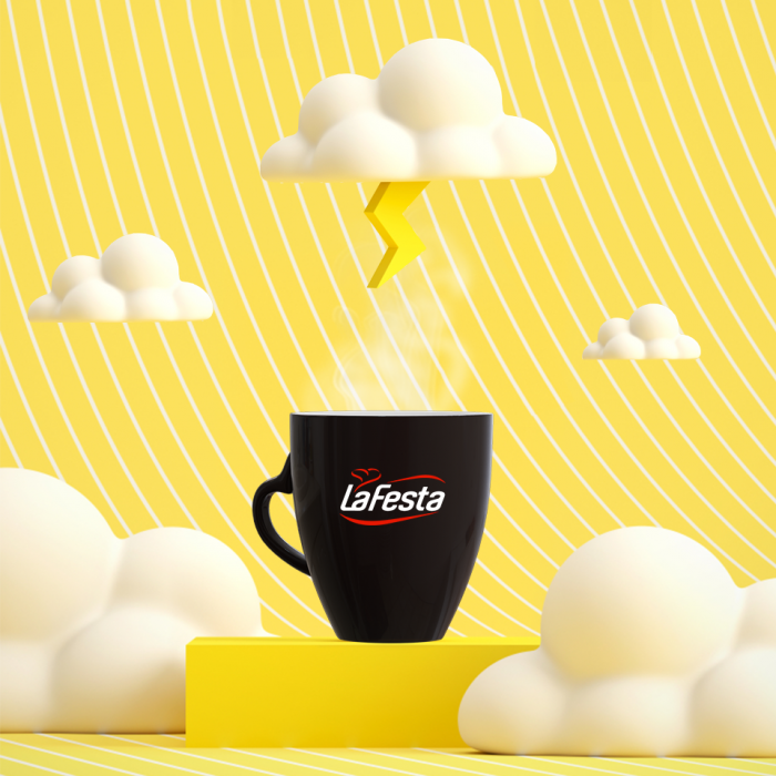LA FESTA Cafea Instant 3in1 Mild Plic 24x5.6g [4]