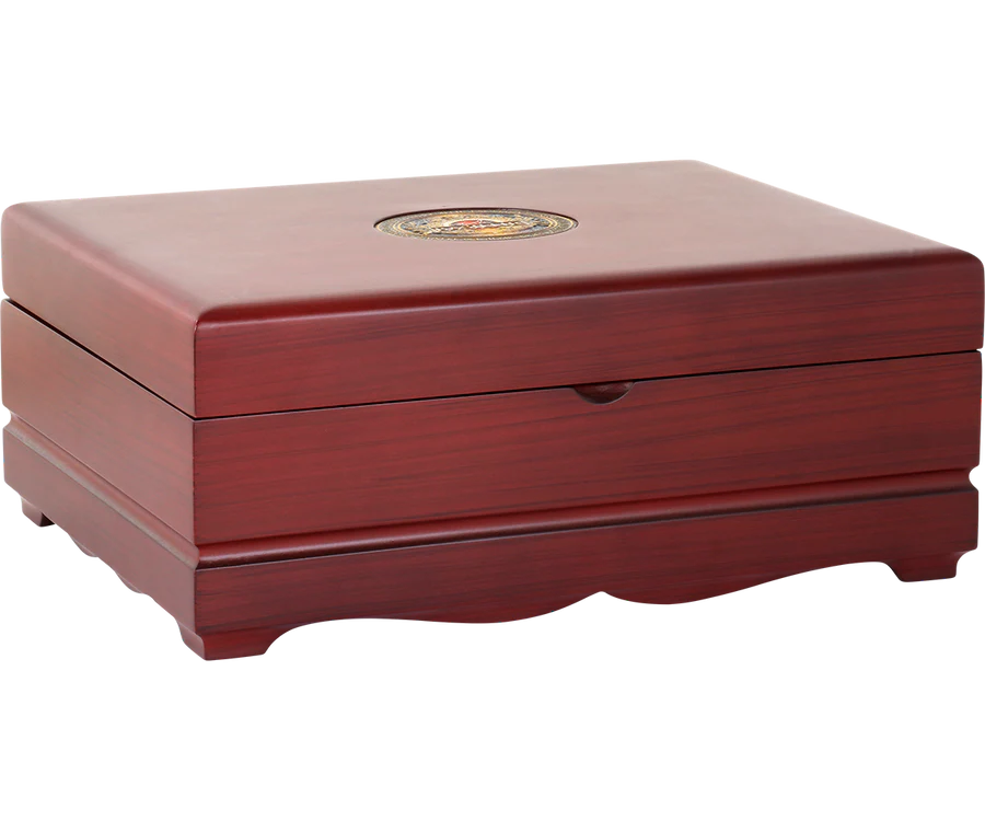 BASILUR Cutie de Lemn Produsă Manual cu 60 de Plicuri de Ceai Asortat [2]