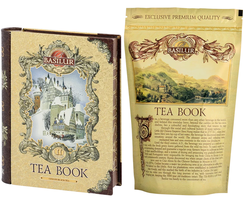 BASILUR Tea Book - Volumul II Ceai Negru Floral cu Papaya 100g Vrac - Cutie Cadou Carte [3]