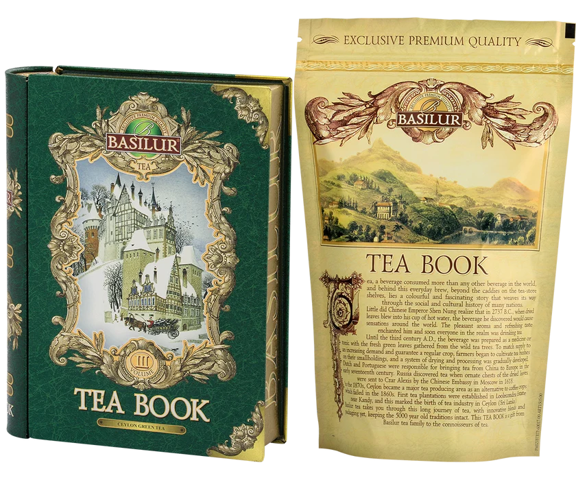 BASILUR Tea Book - Volumul III Ceai Verde Fructat 100g Vrac - Cutie Cadou Carte [3]