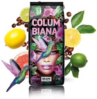 BEANS REPUBLIC Columbiana 100% Arabica - Cafea Boabe 1Kg [2]