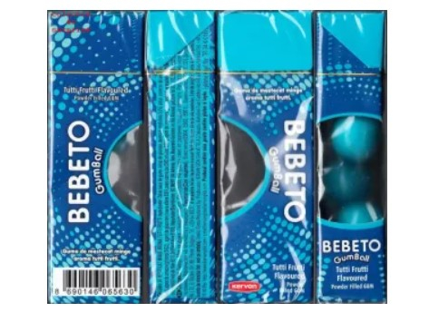 BEBETO Gumball Tutti Frutti Guma de Mestecat 12x25g [3]