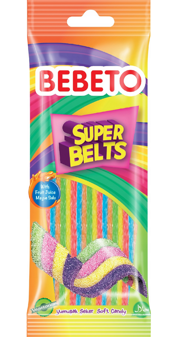 BEBETO Super Belts Jeleuri 12x75g [2]
