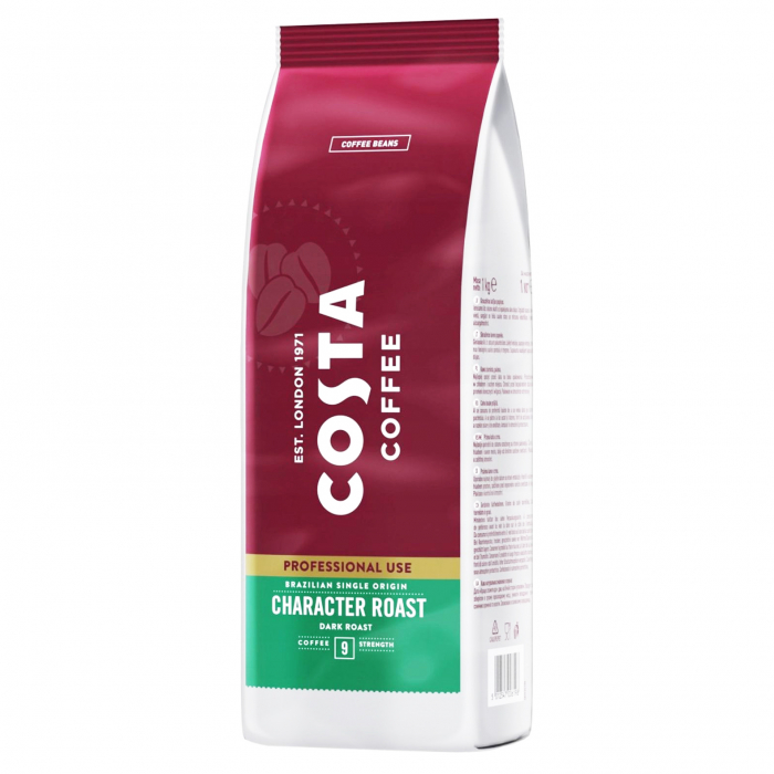 COSTA Brazilian Single Origin Character Roast Dark - Cafea Boabe 1kg [2]