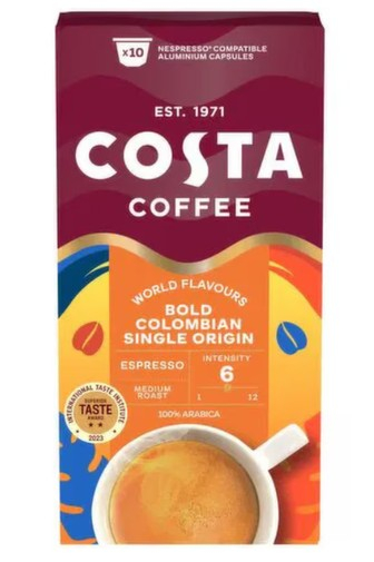 COSTA Espresso The Colombian Roast Capsule Nespresso 10buc [1]
