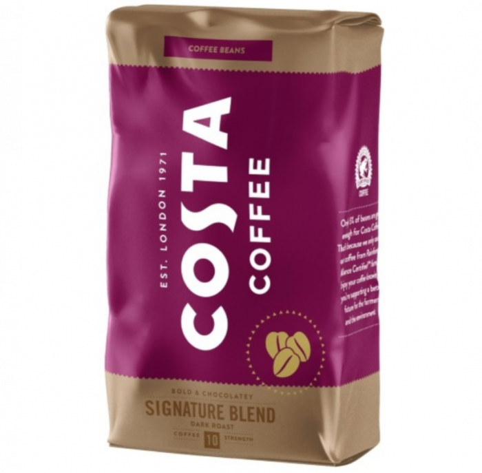 COSTA Signature Blend Dark Roast Ambalaj Mov Cafea Boabe 1Kg [3]