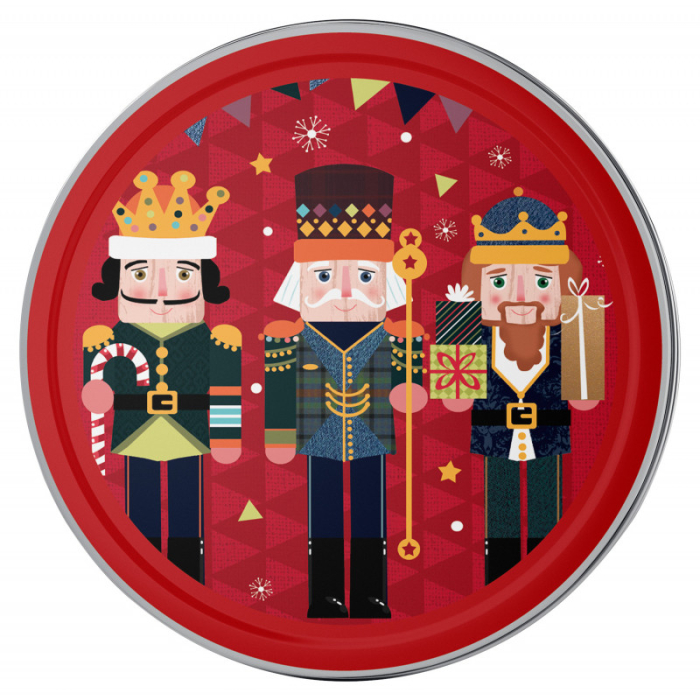 CRISTMAS RED Cookies (Fursecuri) cu Unt Cutie Metalica 454g [2]