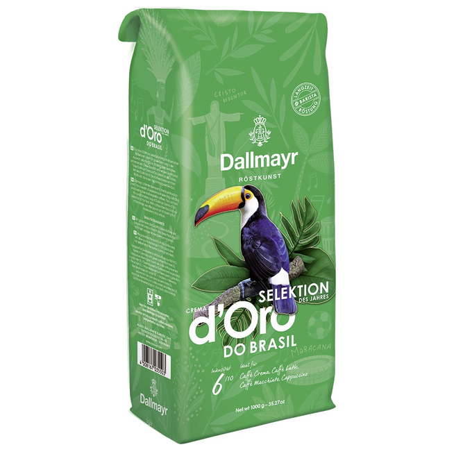 DALLMAYR Selektion Des Jahres Do Brasil Crema D`Oro - Cafea Boabe 1kg [2]