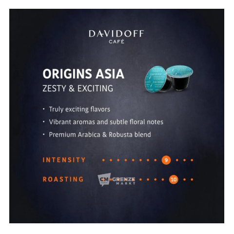 DAVIDOFF Capsule Nespresso Origins Asia 10x5.5g [2]