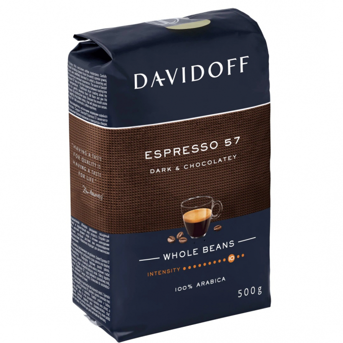 DAVIDOFF Espresso 57 Dark & Chocolatey Cafea Boabe 500g [2]