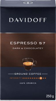 DAVIDOFF Espresso 57 Dark & Chocolatey Cafea Macinata 250g [2]