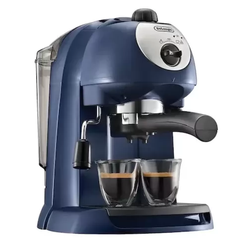 DE'LONGHI Espressor manual EC191CD, 1100 W, 15 bari, 1L, Dispozitiv spumare, Sistem Crem Disco, Dark Blue [2]