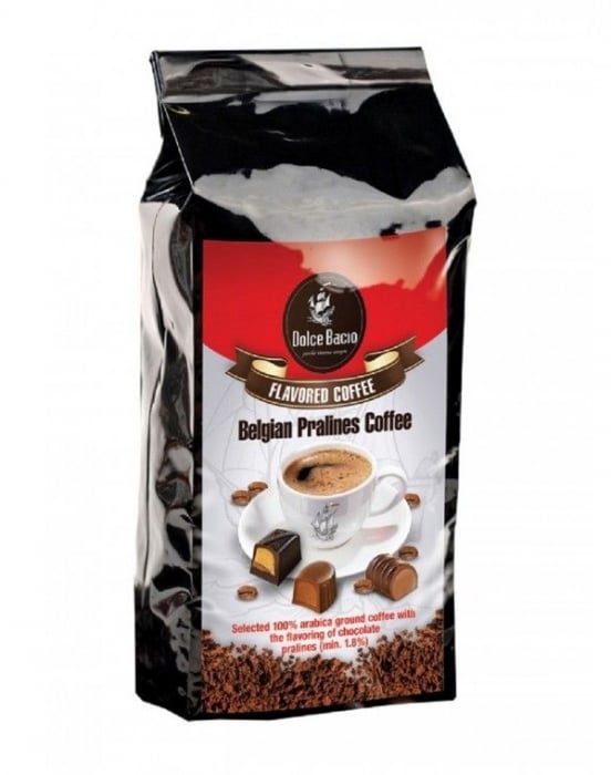 DOLCE BACIO Cafea Macinata cu Aroma de Praline Belgiene 200g [1]