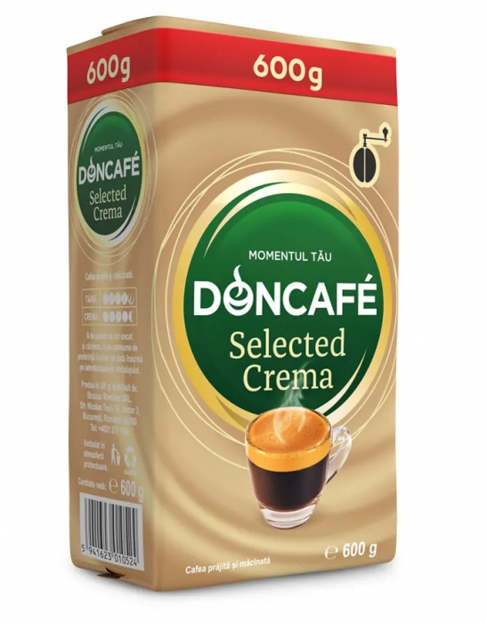 DONCAFE Selected Crema Cafea Macinata 600g [2]