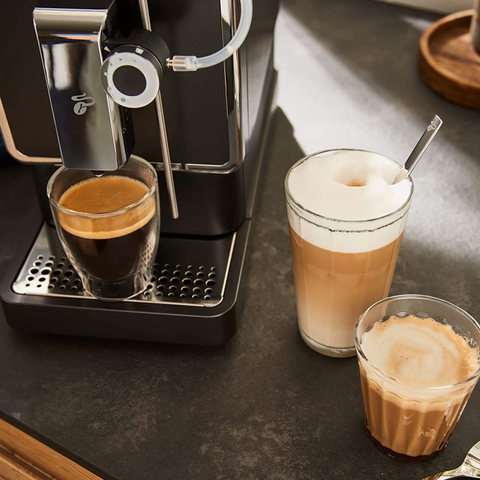 Espressor Automat TCHIBO Esperto 2 Milk, 19 bar, 1470w, sistem spumare lapte, Negru Granit [4]