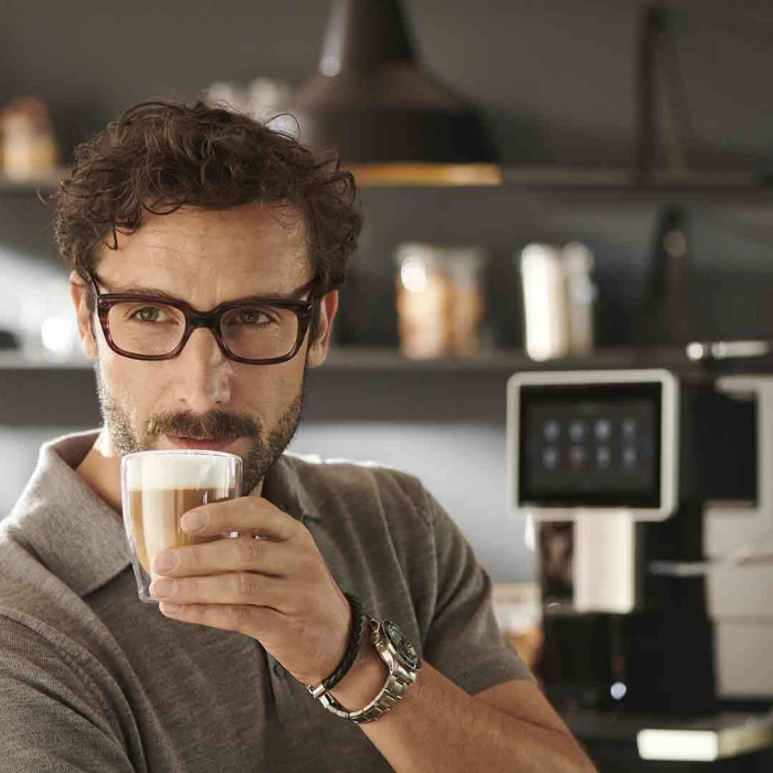 Espressor Automat TCHIBO Coffea Office, Ecran Tactil, Bauturi Presetate, Dispozitiv Spumare Lapte, Rosu [6]
