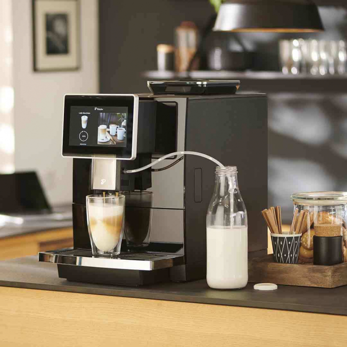 Espressor Automat TCHIBO Coffea Office, Ecran Tactil, Bauturi Presetate, Dispozitiv Spumare Lapte, Gri [2]