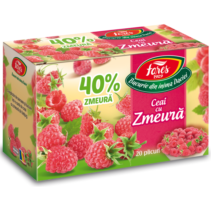 FARES Ceai cu Zmeura 40% 20x2g [1]