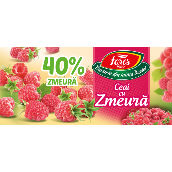 FARES Ceai cu Zmeura 40% 20x2g [4]