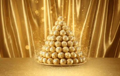 FERRERO ROCHER Con Bomboane de Ciocolata, Praline 17buc 212.5 [3]