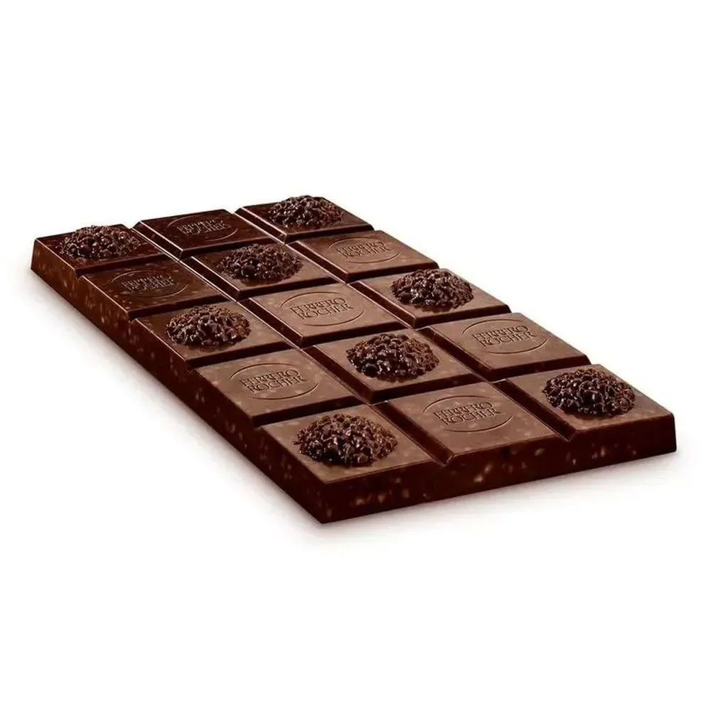 FERRERO ROCHER Tableta de Ciocolata Neagra 70% cu Alune de Padure 90g [3]