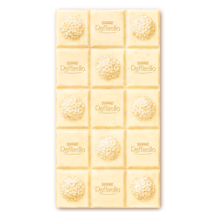 RAFFAELLO Tableta de Ciocolata Alba cu Cocos si Migdale 90g [2]