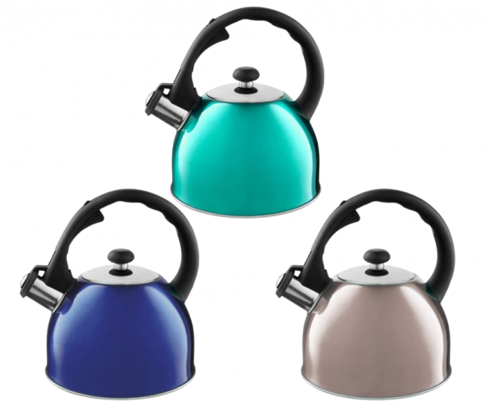 Fierbator de Apa din Otel Inoxidabil, cu Sunet, Capacitate 1.7L [2]