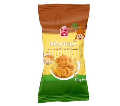 FINE LIFE Monkey Cake Prajitura cu Crema de Cacao 24x30g [3]