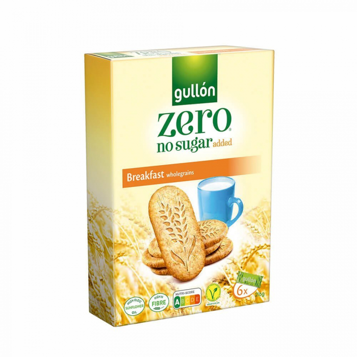 GULLON Breakfast Biscuiti Fara Zahar Adaugat cu Cereale Integrale 216g [2]