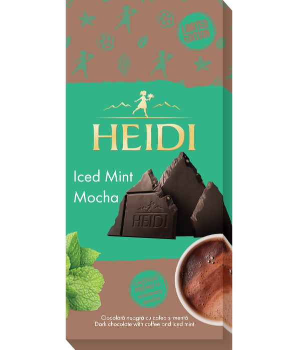 HEIDI Dark Iced Mint Mocha Ciocolata Neagra cu Menta si Cafea 80g [1]