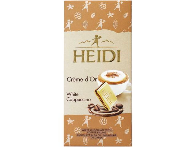 HEIDI Creme D'Or White Cappuccino Ciocolata Alba cu Crema Cappuccino 90g [1]