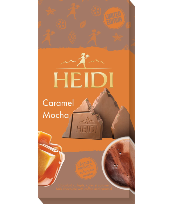 HEIDI Caramel Mocha Ciocolata cu Caramel si Cafea 80g [1]