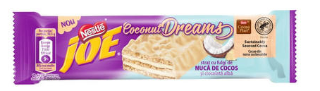 JOE Napolitane cu Nuca de Cocos si Ciocolata Alba 6x30.5g [1]