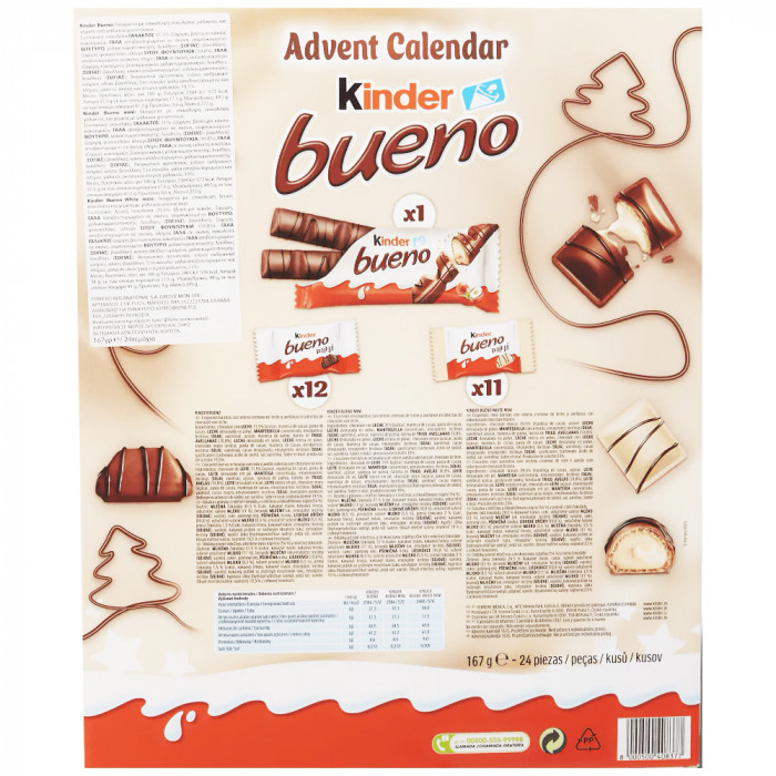 KINDER Bueno Calendar Advent cu Ciocolata 181g [2]