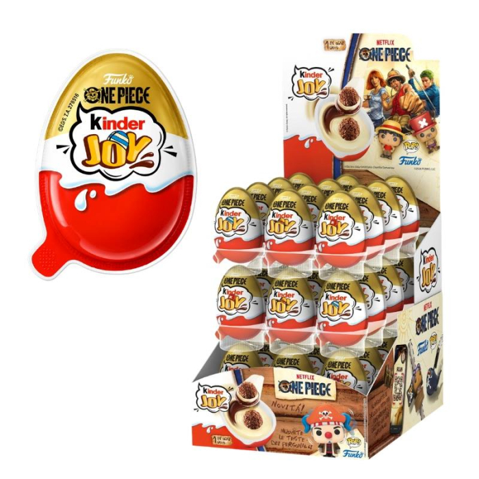 KINDER Joy Ou cu Crema de Lapte si Surpriza Funko One Piece bax. 24x20g [5]