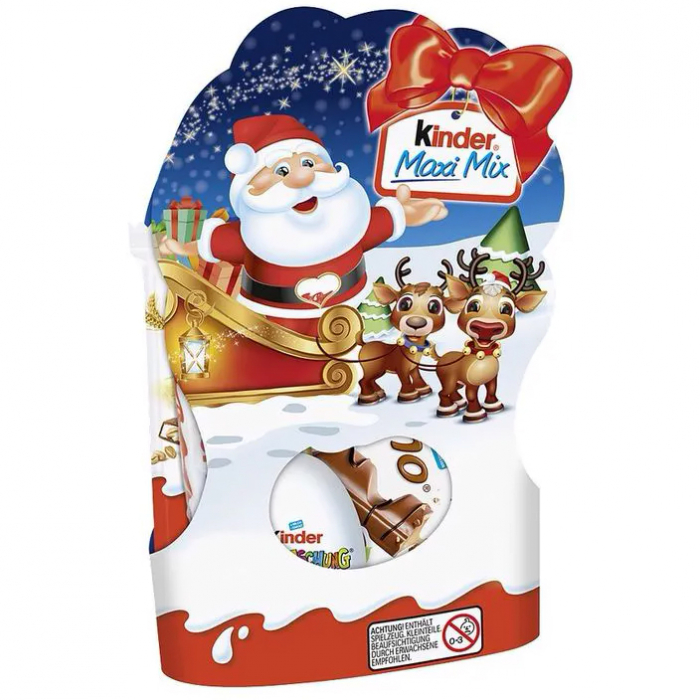 KINDER Maxi Mix Pachet cu Figurine de Ciocolata Christmas 157g [2]
