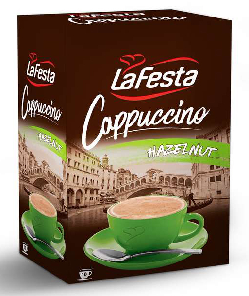 LA FESTA Cappuccino cu Gust de Alune 10x12,5g [7]