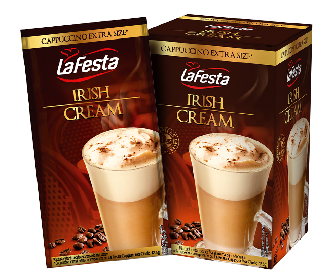 LA FESTA Cappuccino Irish Cream Bautura Instant Plic 8x22g [2]