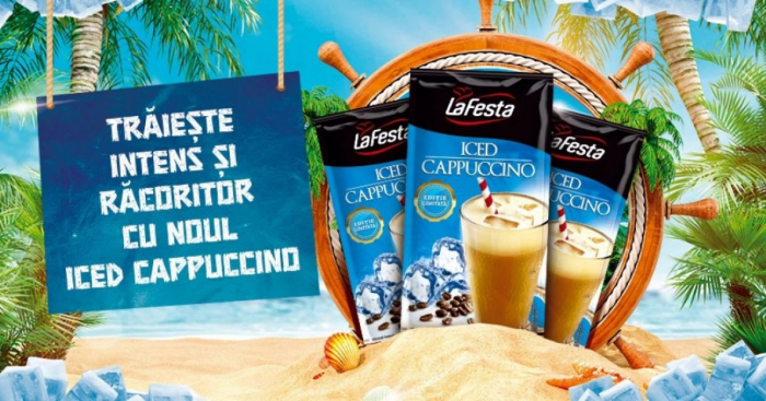 LA FESTA Iced Latte Macchiato Bautura Instant Plic 8x18g [2]