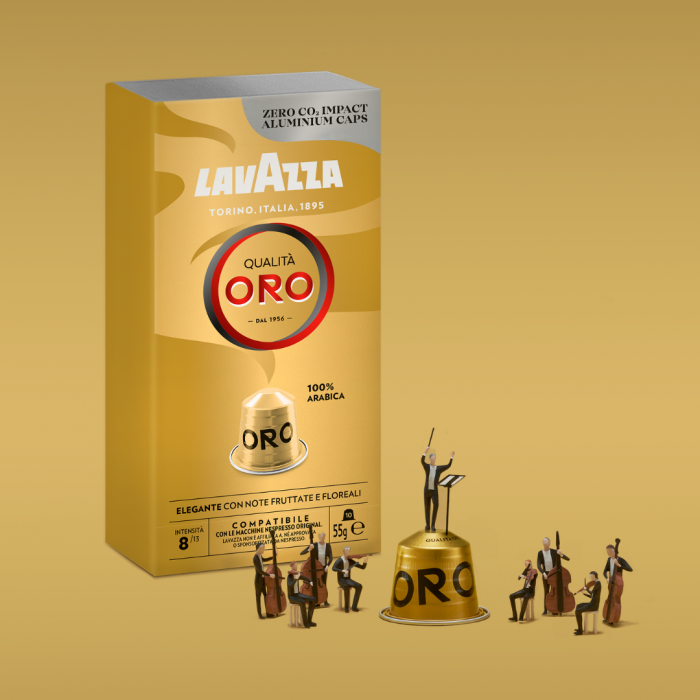 LAVAZZA Qualita Oro Capsule din Aluminiu Compatibile Nespresso 10buc [2]