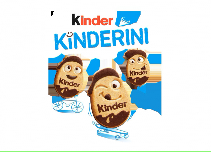 KINDER Kinderini Biscuiti Ornati cu Crema de Lapte si Cacao 24x25g [6]